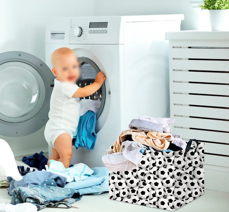 CLOCOR Green Easter Gift Basket for Kids, Waterproof Storage Basket with Handles - Image 3